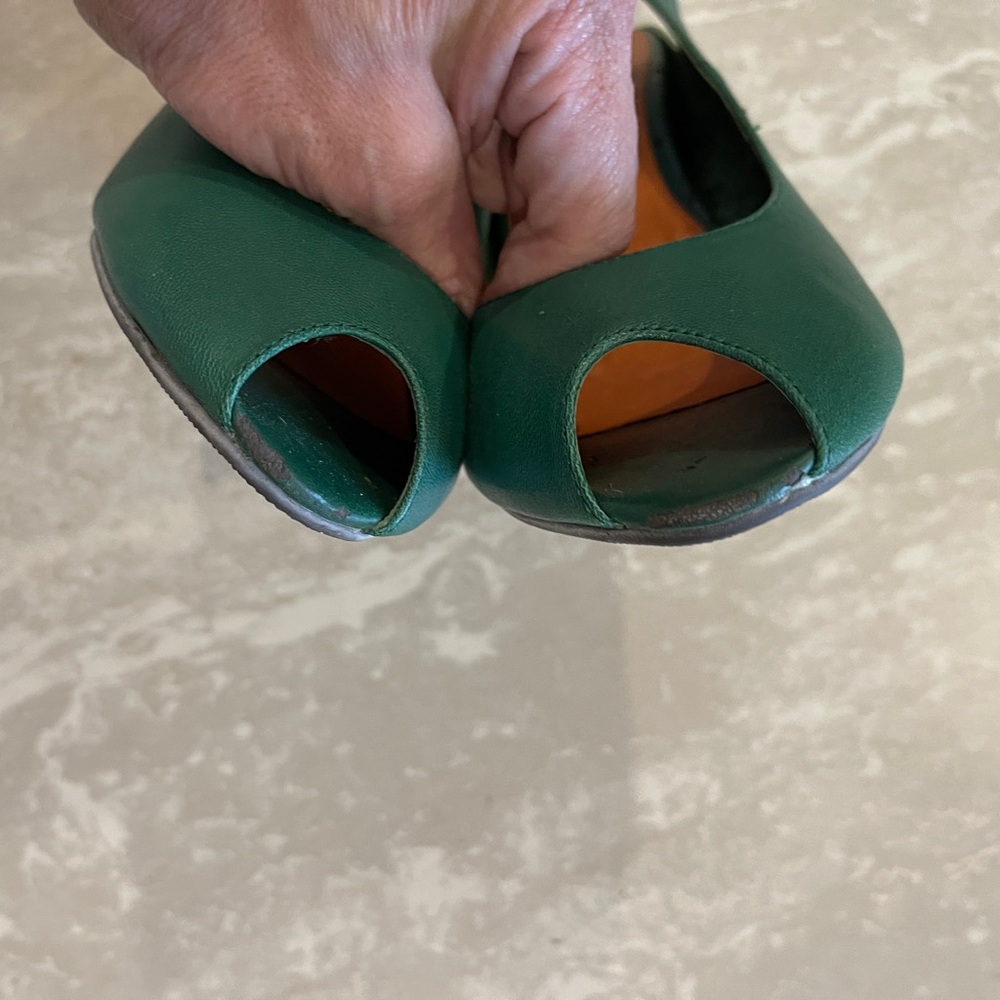 Jeffrey Campbell Green Wedge Shoes - Picture 11 of 14